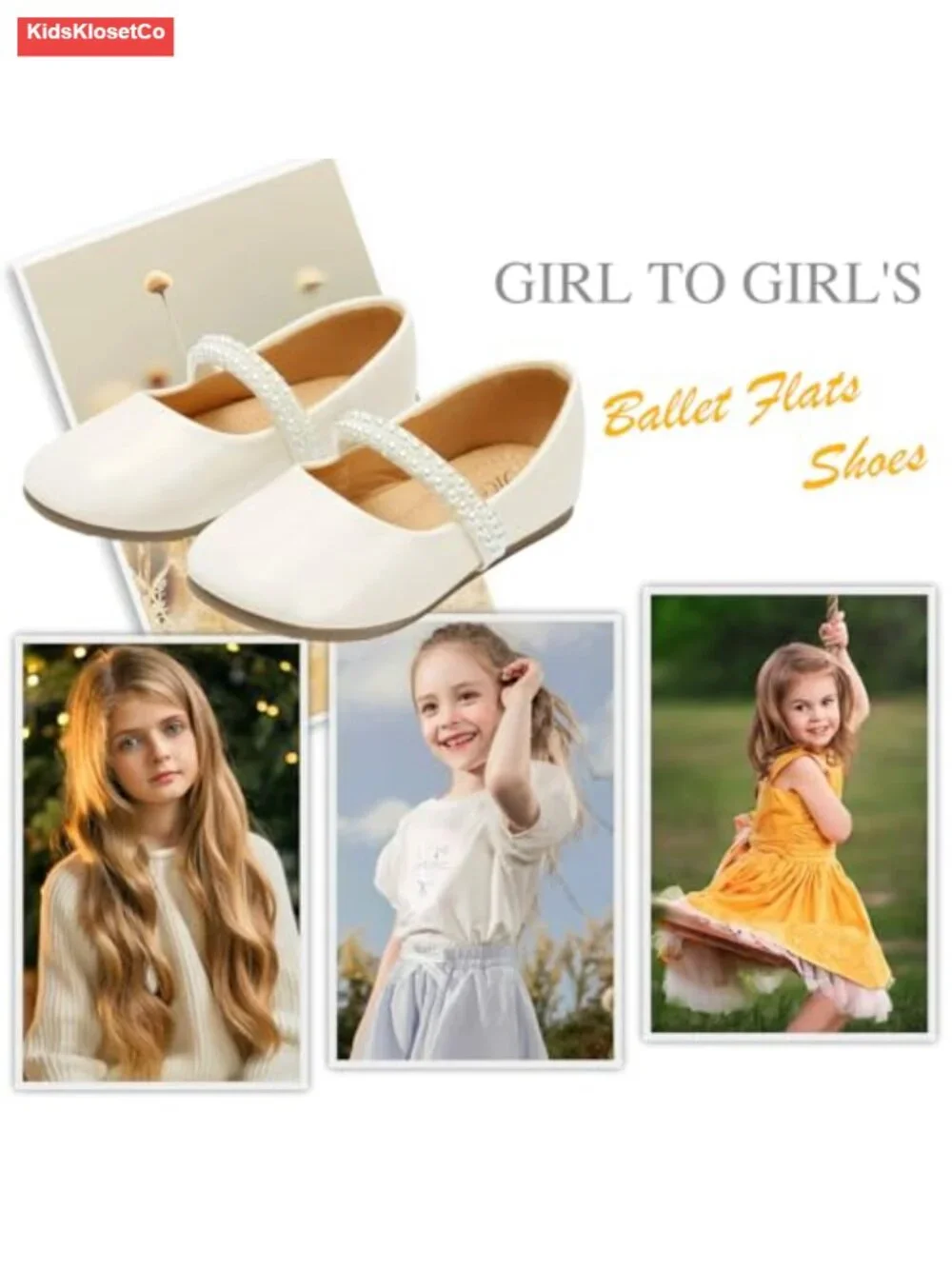 Toddler Girls Ballet Flats Mary Jane Bowknot Princess Shoes Party Wedding School